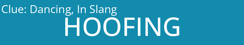 Dancing, In Slang