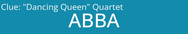 "Dancing Queen" Quartet