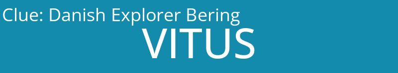 Danish Explorer Bering