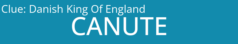 Danish King Of England