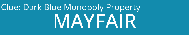Dark Blue Monopoly Property