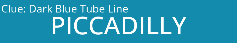 Dark Blue Tube Line