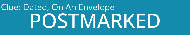 Dated, On An Envelope