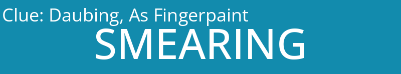 Daubing, As Fingerpaint 