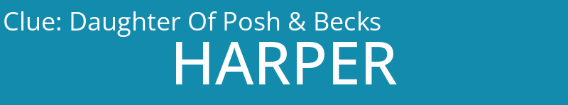 Daughter Of Posh & Becks