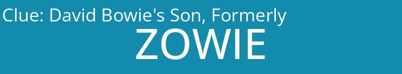 David Bowie's Son, Formerly