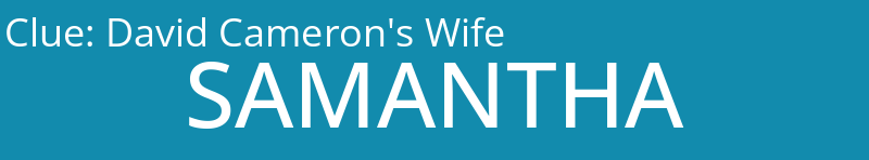 David Cameron's Wife