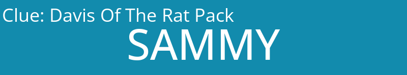 Davis Of The Rat Pack