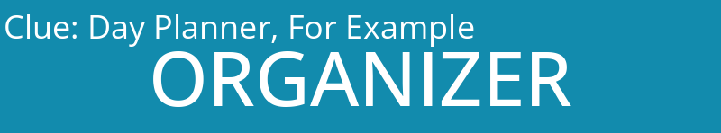 Day Planner, For Example