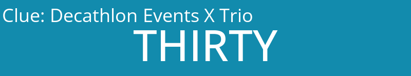 Decathlon Events X Trio