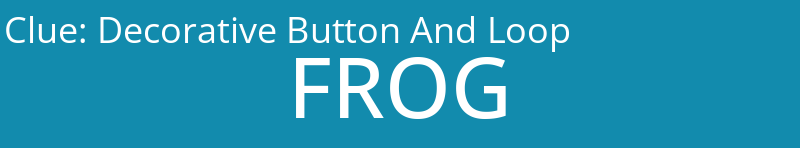 Decorative Button And Loop