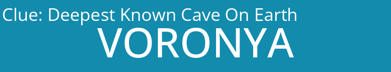 Deepest Known Cave On Earth