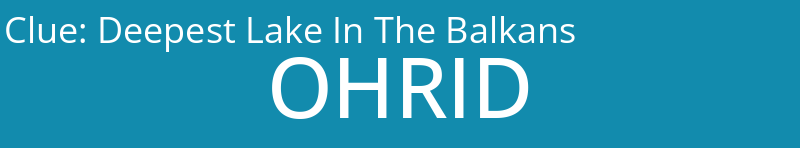 Deepest Lake In The Balkans