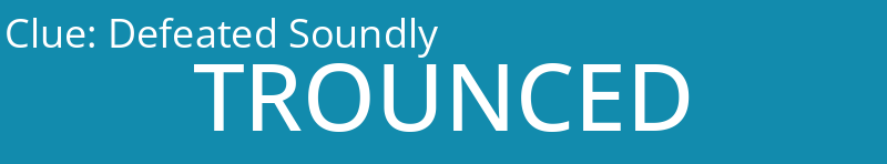 Defeated Soundly