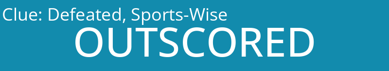 Defeated, Sports-Wise