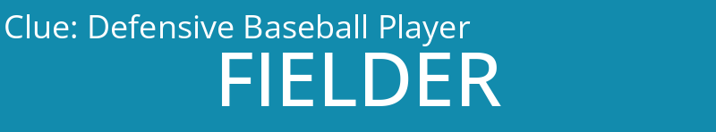 Defensive Baseball Player