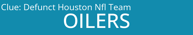 Defunct Houston Nfl Team