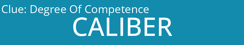 Degree Of Competence