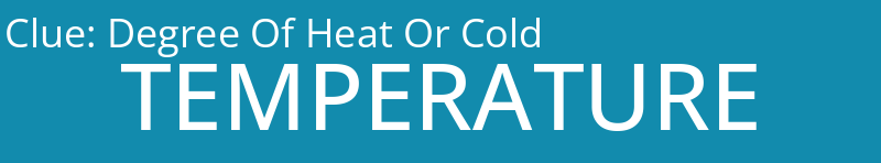 Degree Of Heat Or Cold