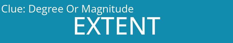 Degree Or Magnitude