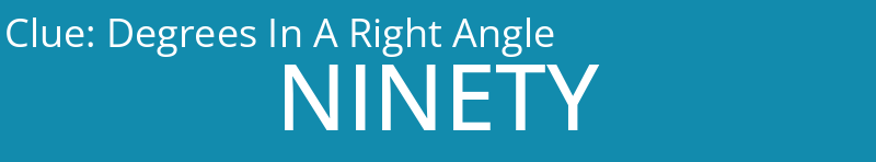 Degrees In A Right Angle