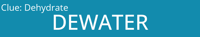 Dehydrate