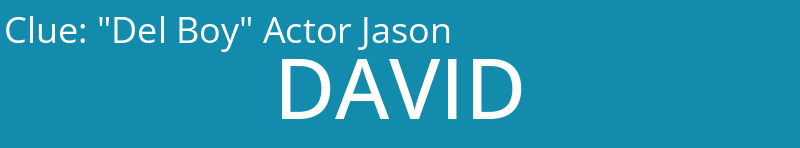 "Del Boy" Actor Jason