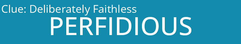 Deliberately Faithless