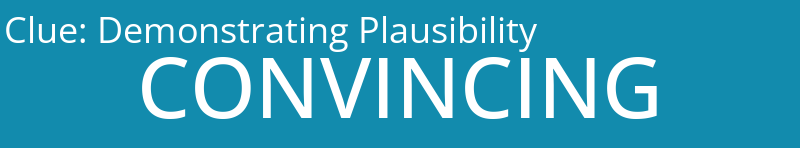 Demonstrating Plausibility