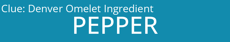 Denver Omelet Ingredient