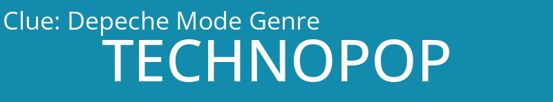 Depeche Mode Genre