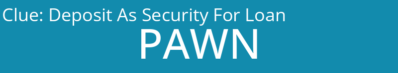 Deposit As Security For Loan