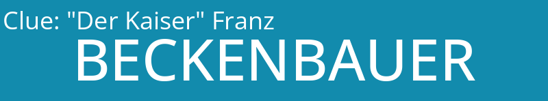 "Der Kaiser" Franz