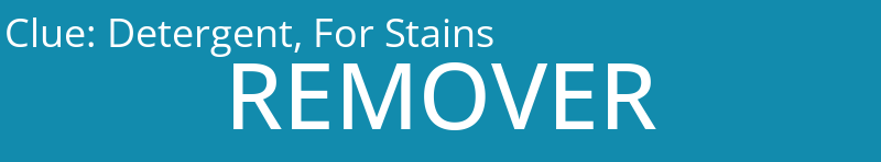 Detergent, For Stains