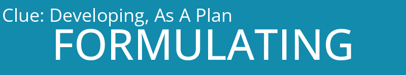 Developing, As A Plan