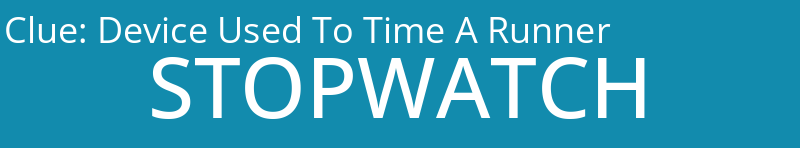 Device Used To Time A Runner