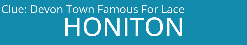 Devon Town Famous For Lace