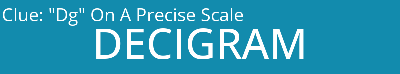 "Dg" On A Precise Scale