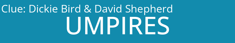 Dickie Bird & David Shepherd