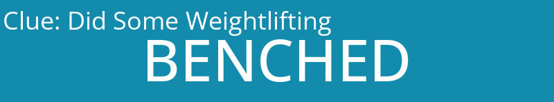 Did Some Weightlifting