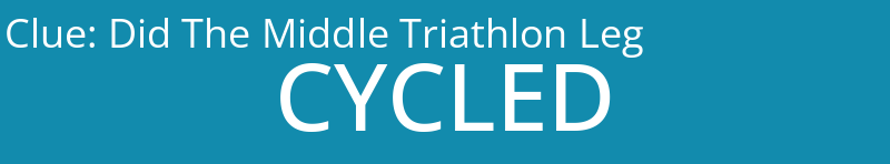Did The Middle Triathlon Leg