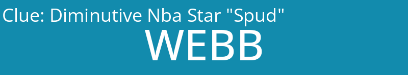 Diminutive Nba Star "Spud"