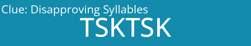 Disapproving Syllables