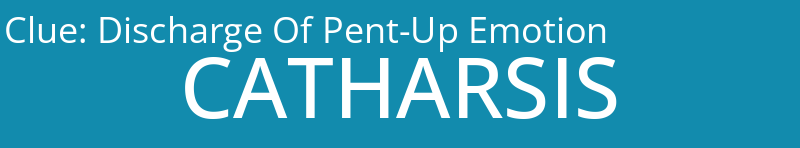 Discharge Of Pent-Up Emotion