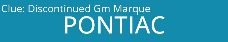 Discontinued Gm Marque