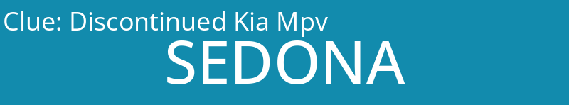Discontinued Kia Mpv