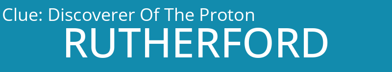 Discoverer Of The Proton