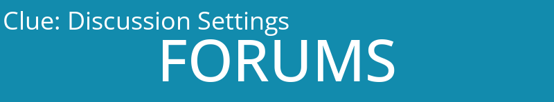 Discussion Settings
