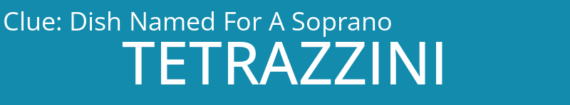 Dish Named For A Soprano