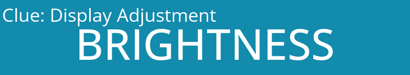 Display Adjustment